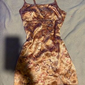 Target Satin flower dress (wild fable)